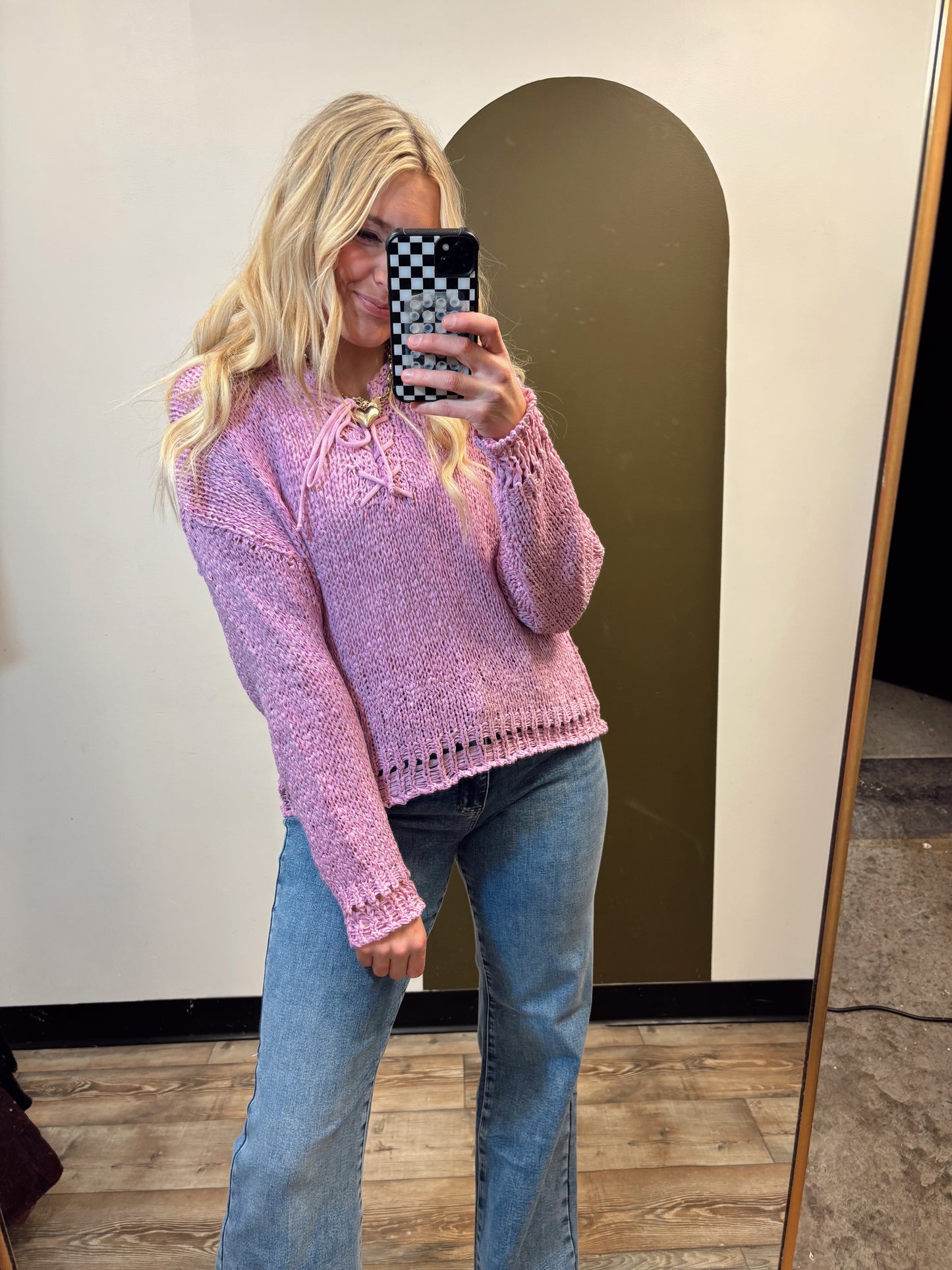 Back Deck Sunset Sweater (Orchid)