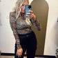 Sheer Leopard Layer Top