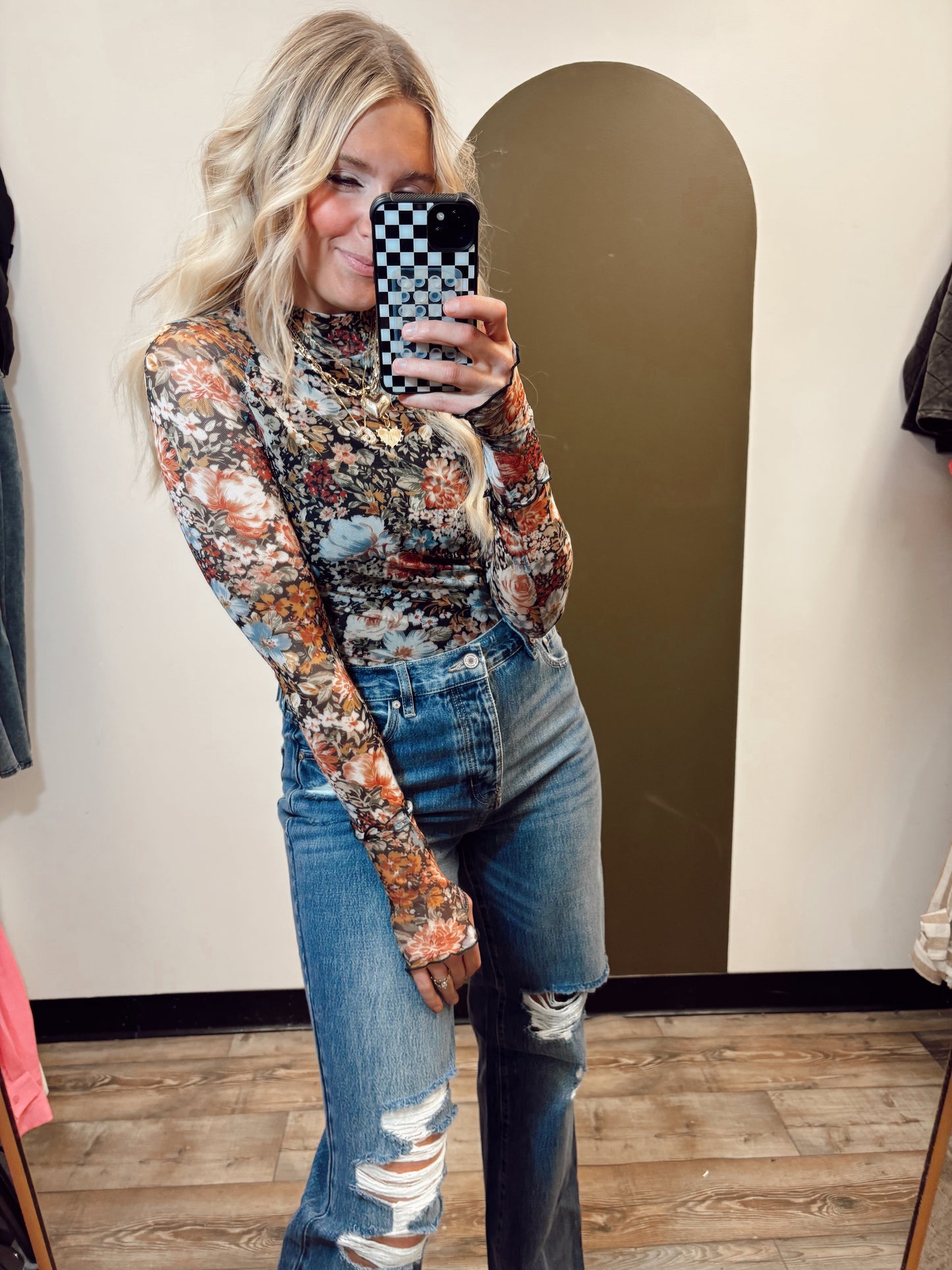 Dream Floral Sheer Top