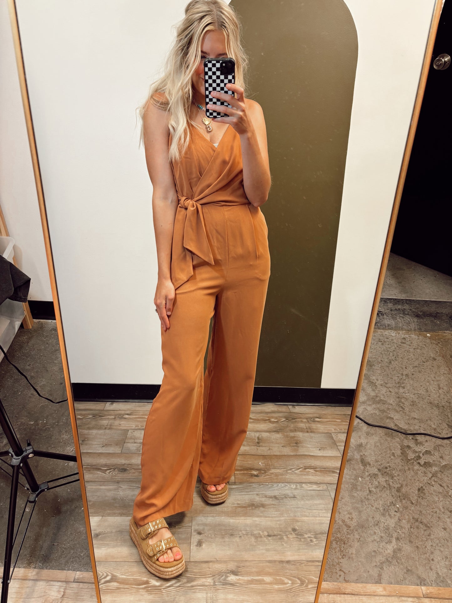 Riesling Jumpsuit (Tan)