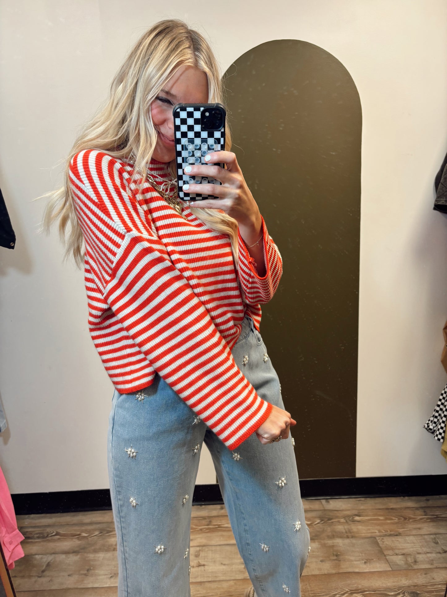 Candy Cane Stripe Sweater