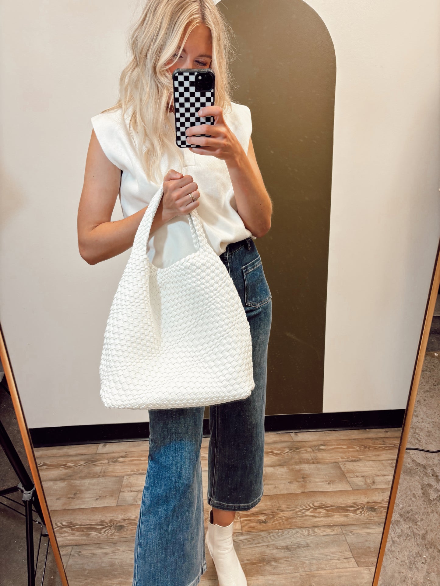 Ellery Woven Hobo Bag