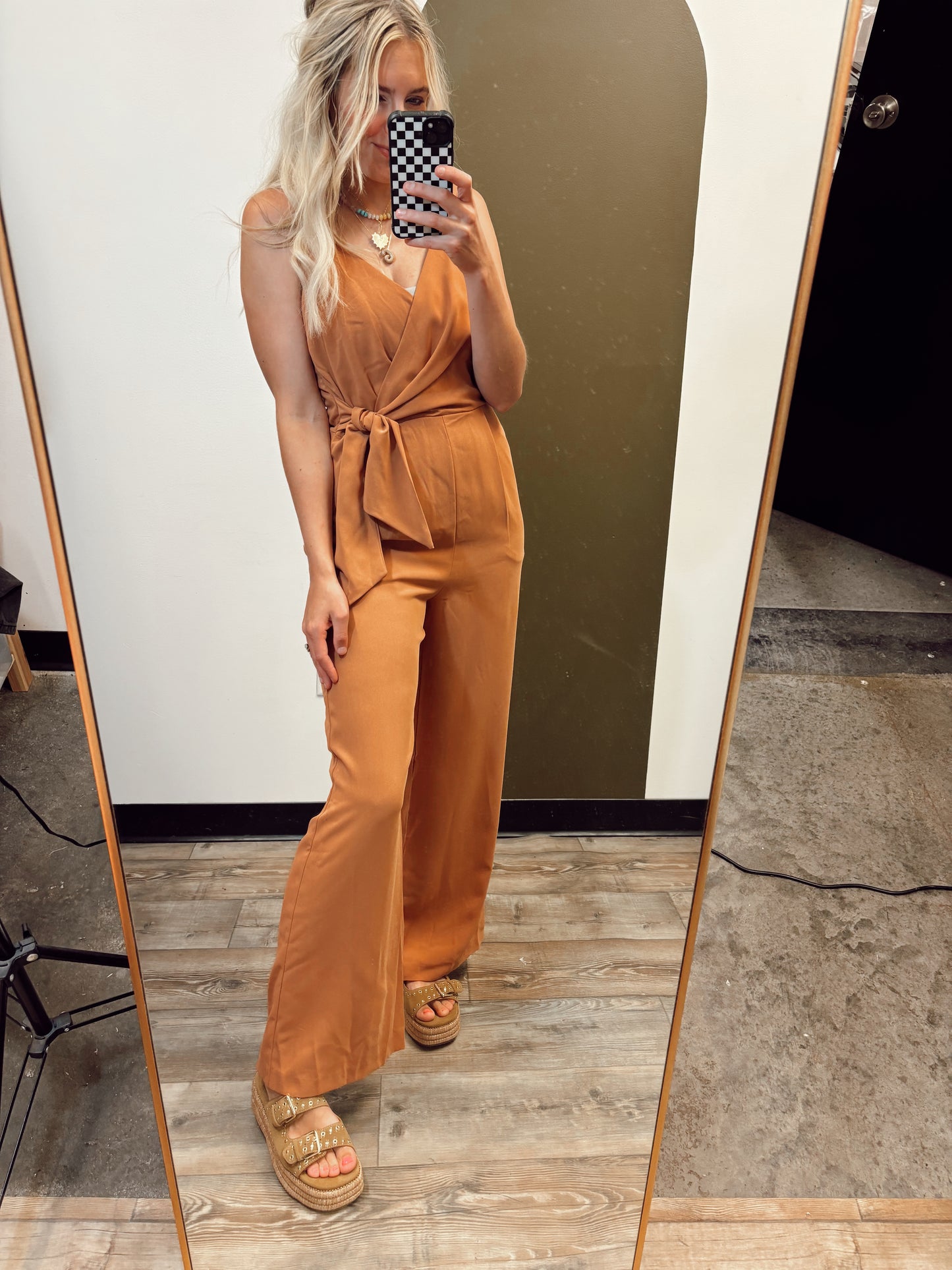 Riesling Jumpsuit (Tan)