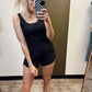 Amberlynn Run Romper (Black)