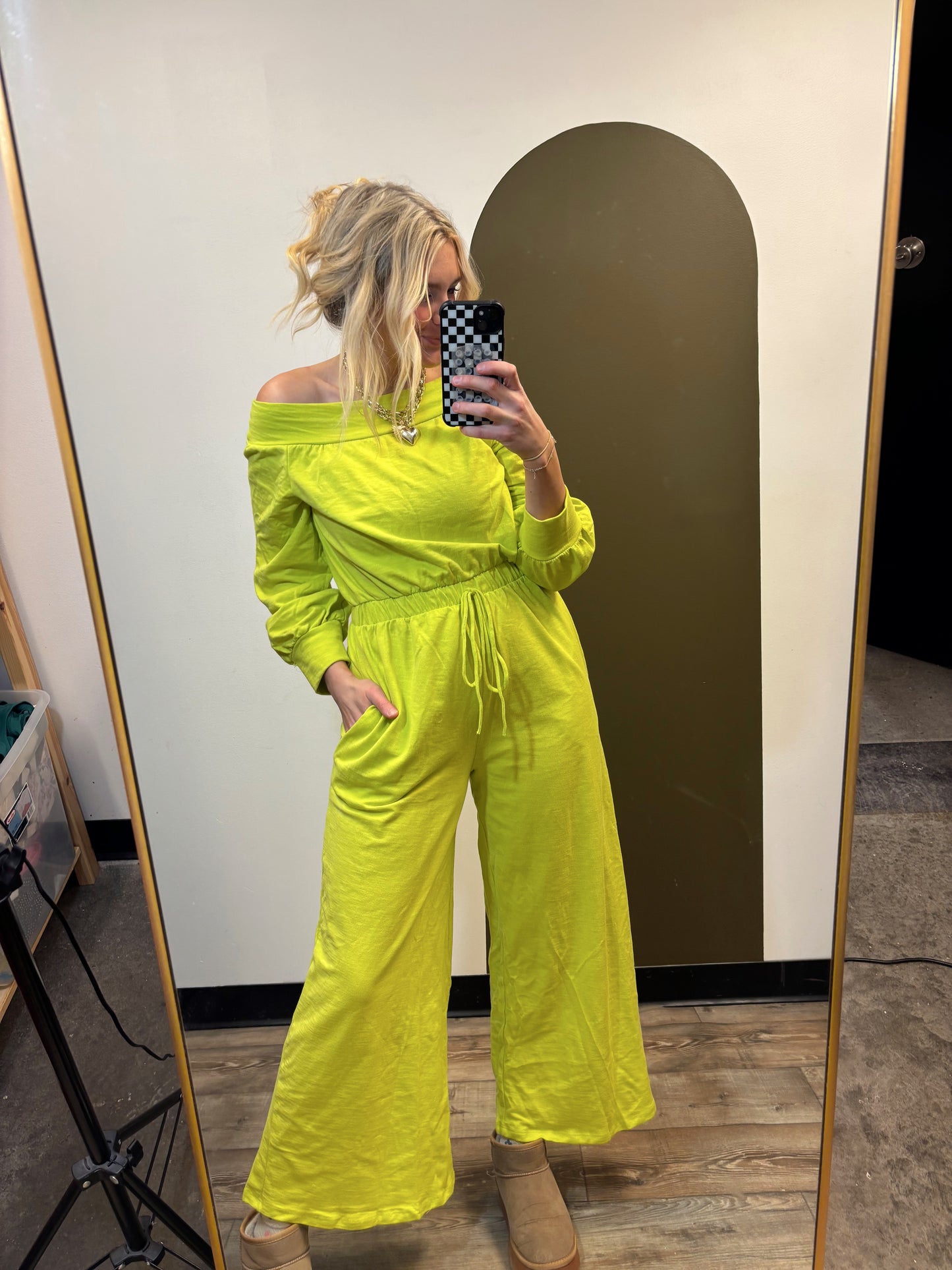 Helly Jumpsuit (Lime)