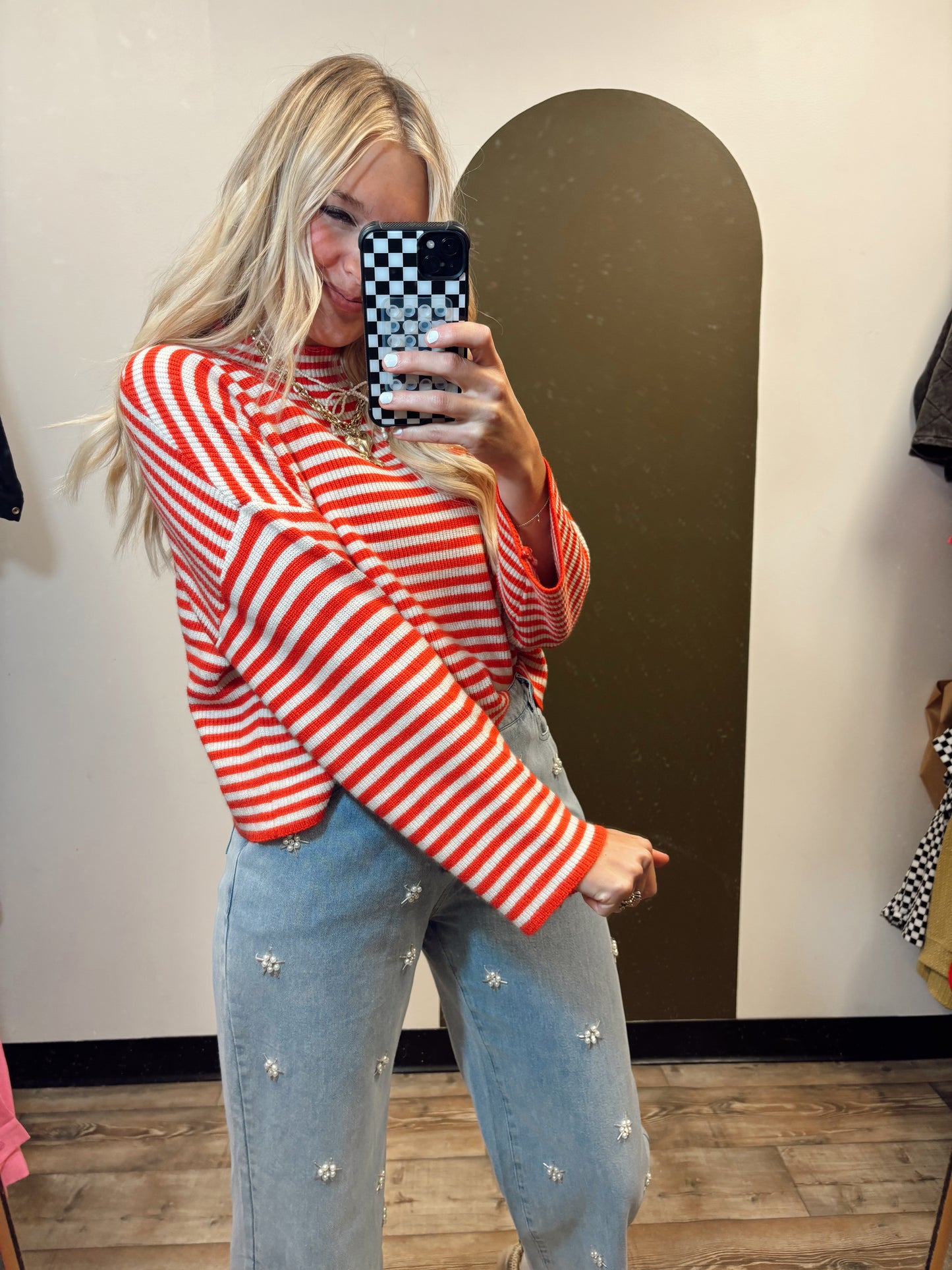 Candy Cane Stripe Sweater