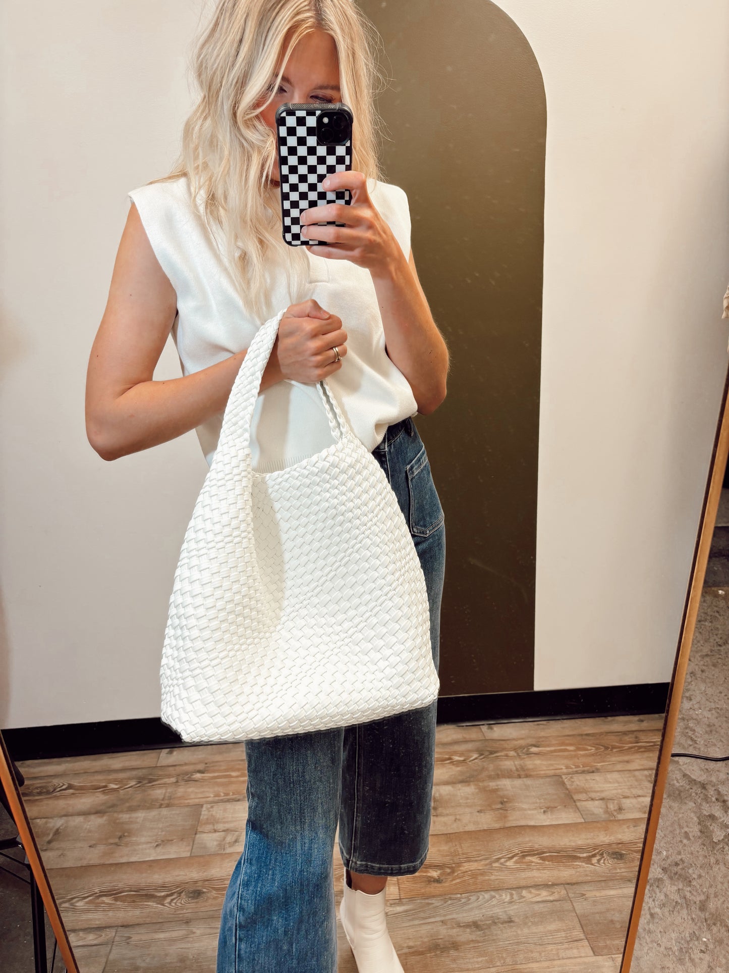 Ellery Woven Hobo Bag