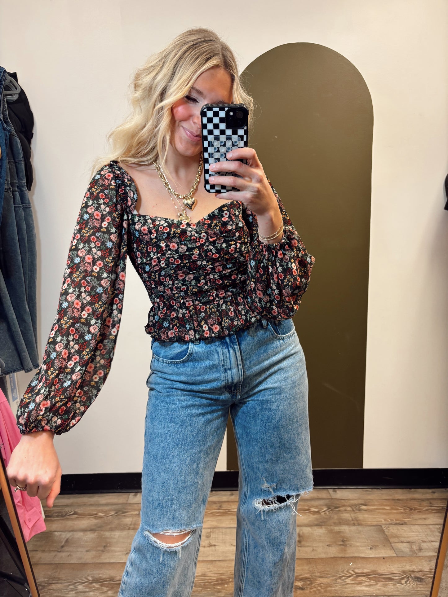 Minka Floral Top