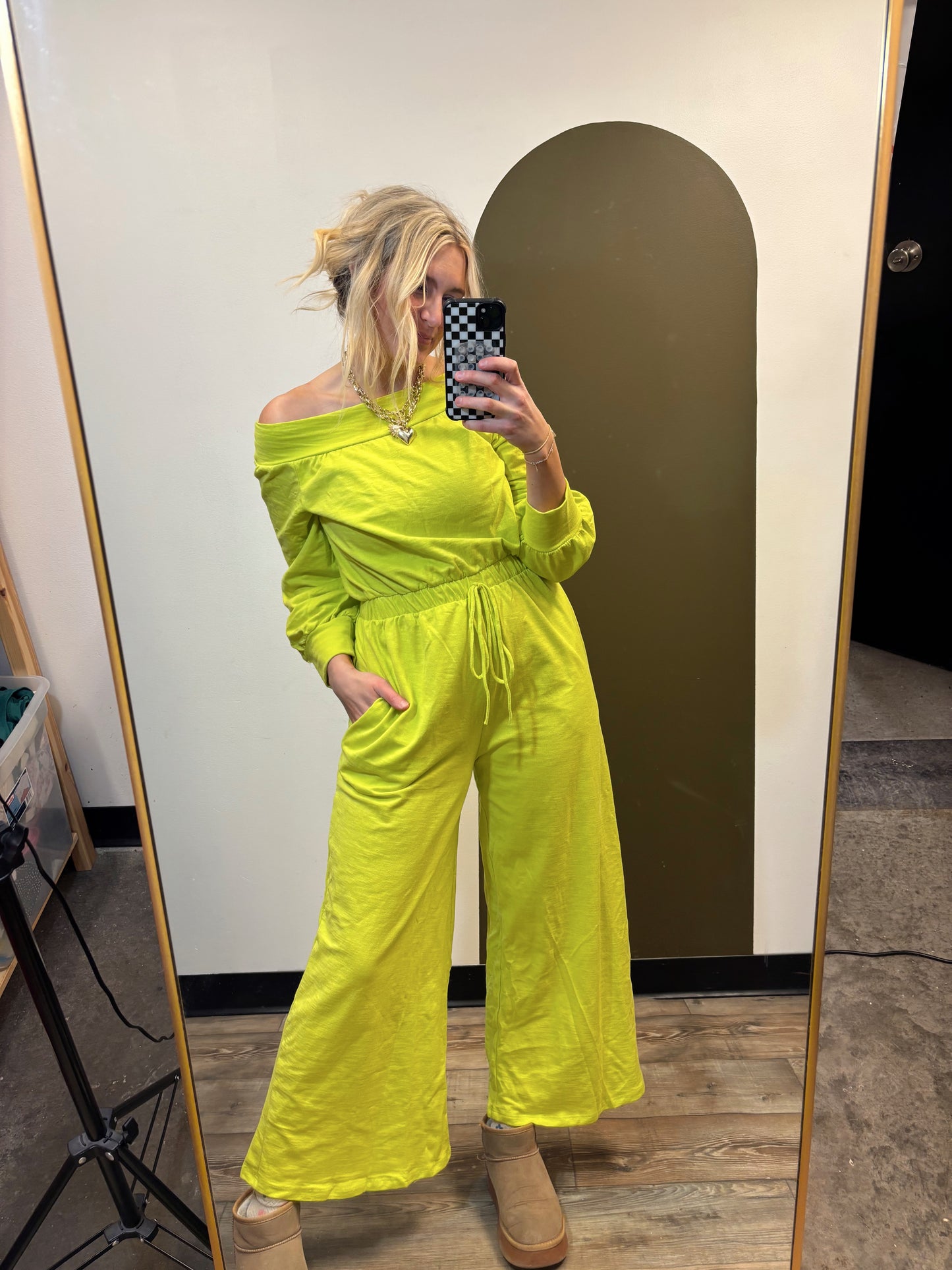 Helly Jumpsuit (Lime)