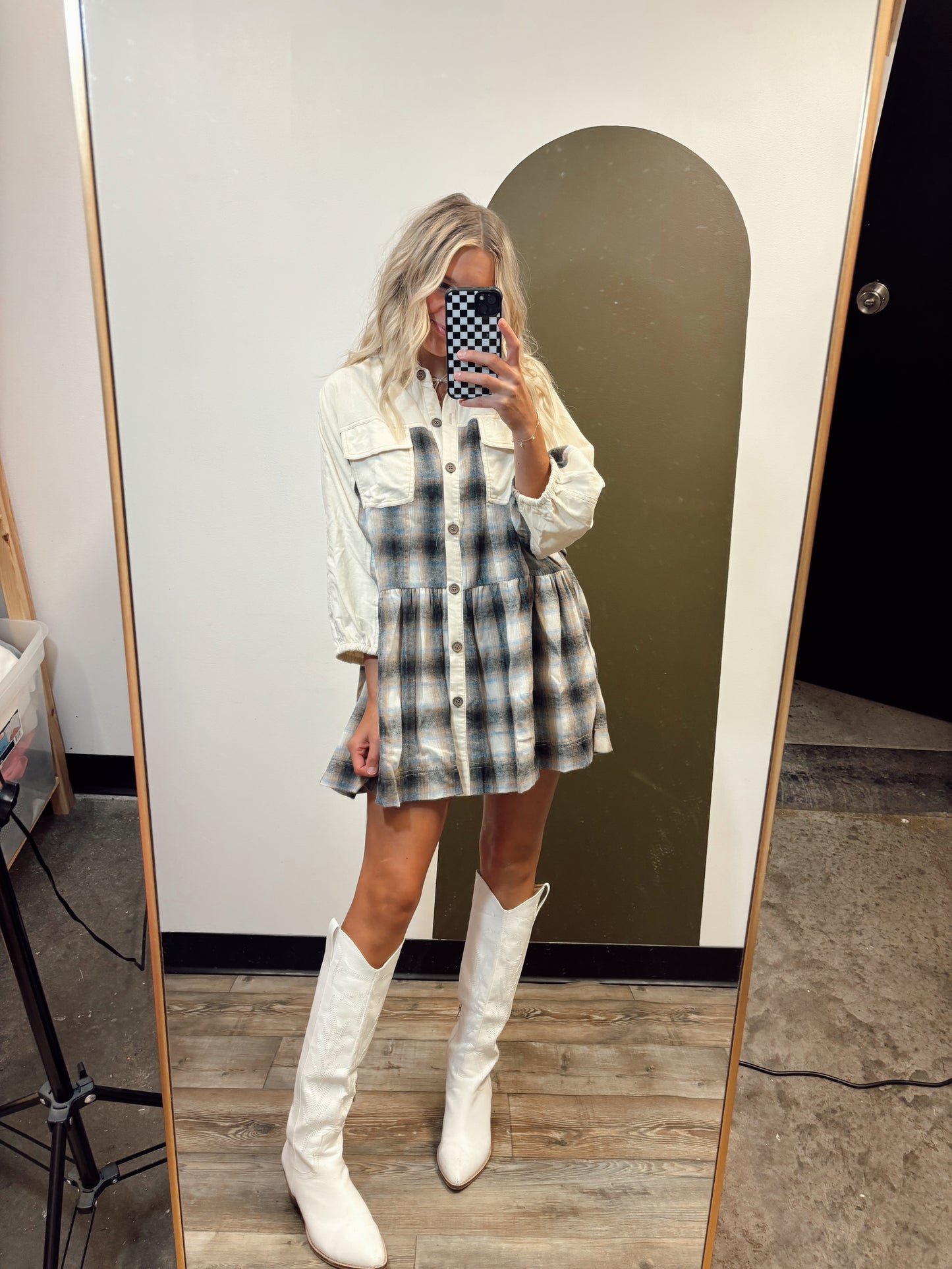 Wild West Plaid Dress