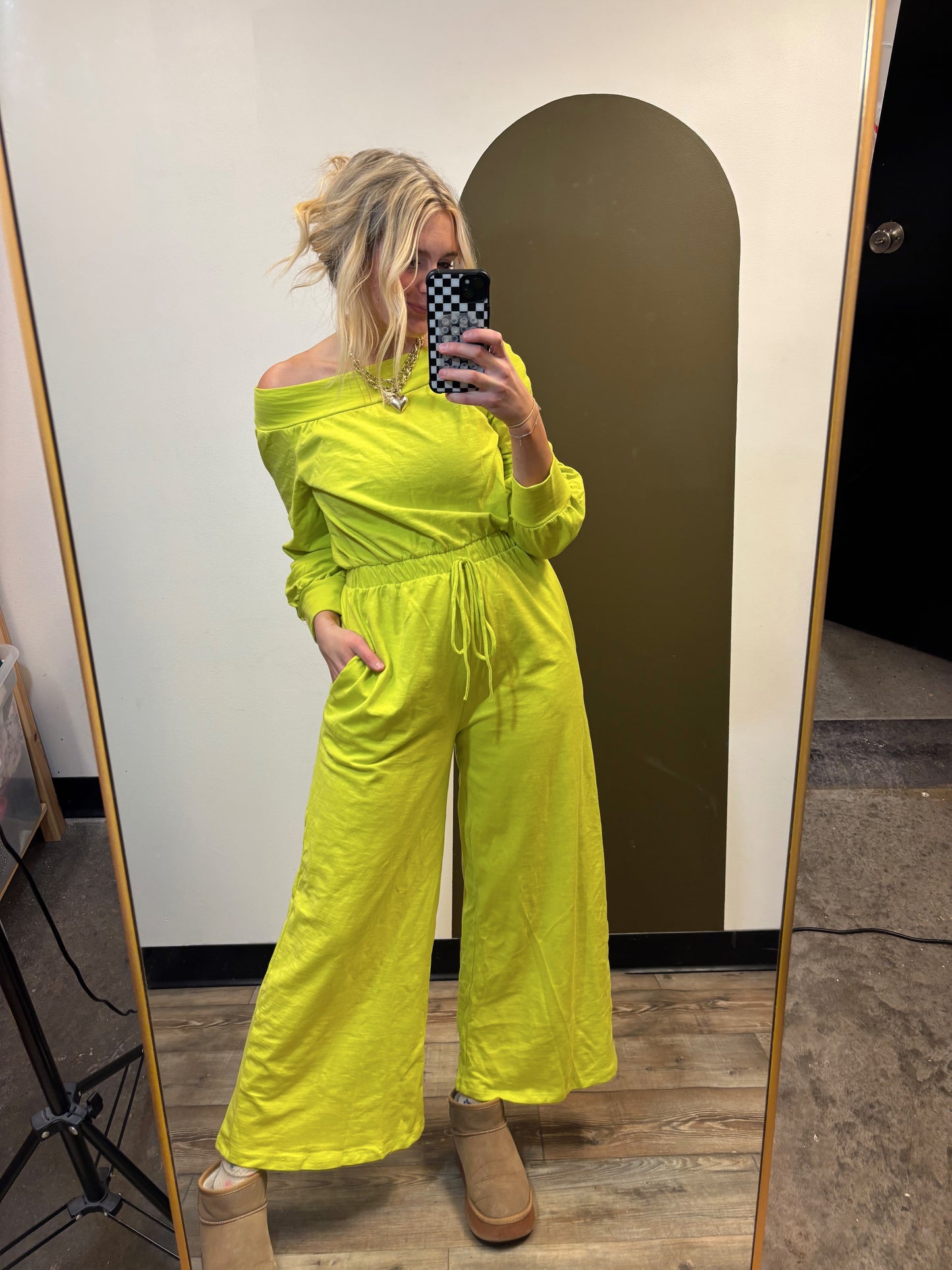 Helly Jumpsuit (Lime)