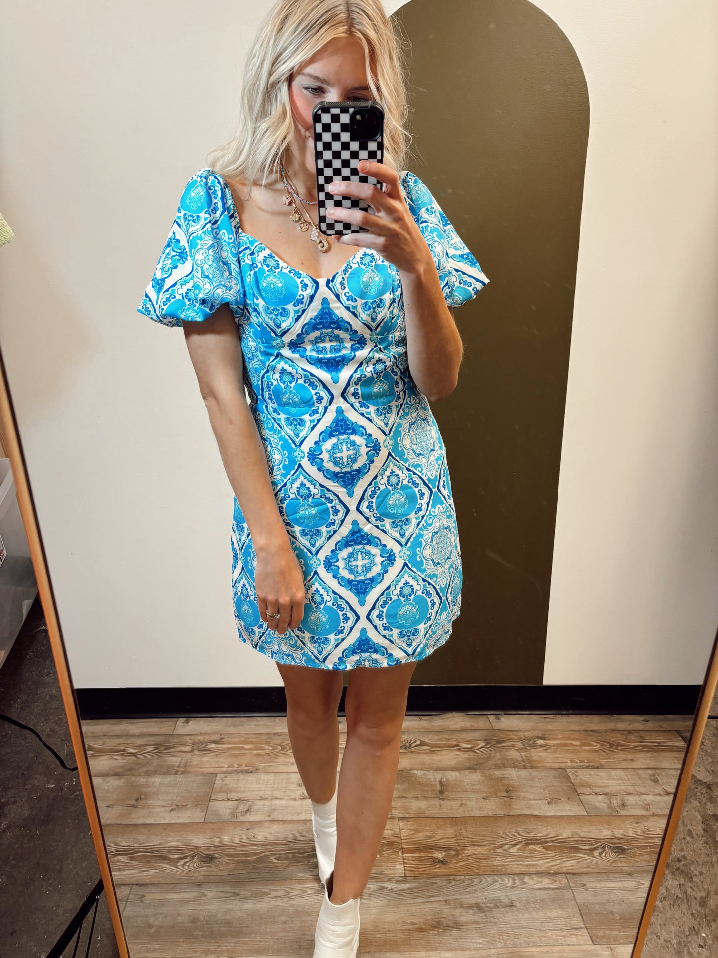 Andie Print Dress