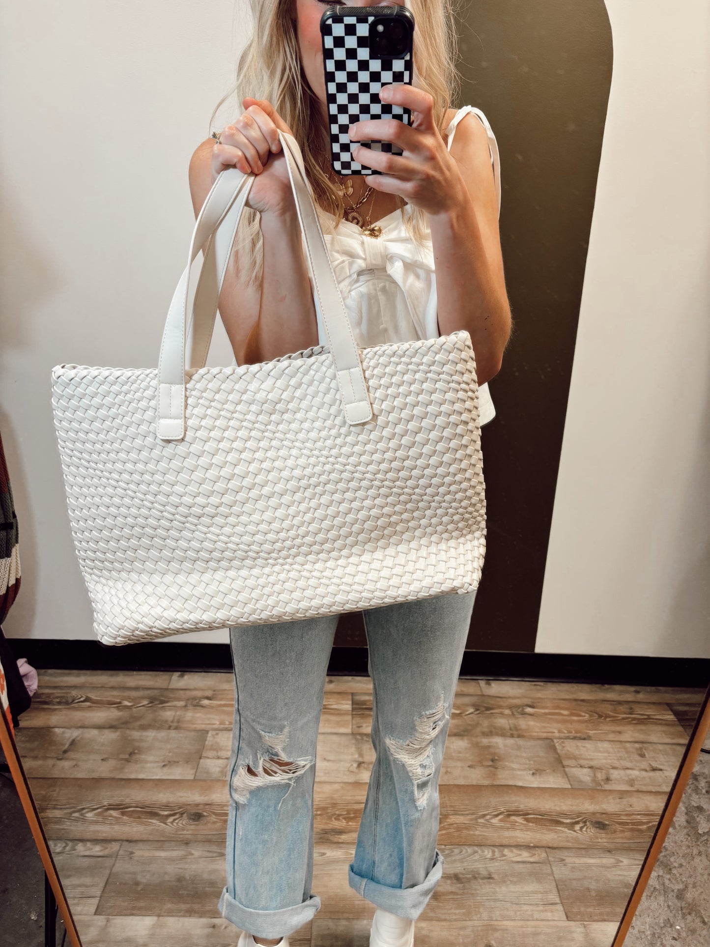 Piquant Woven Tote