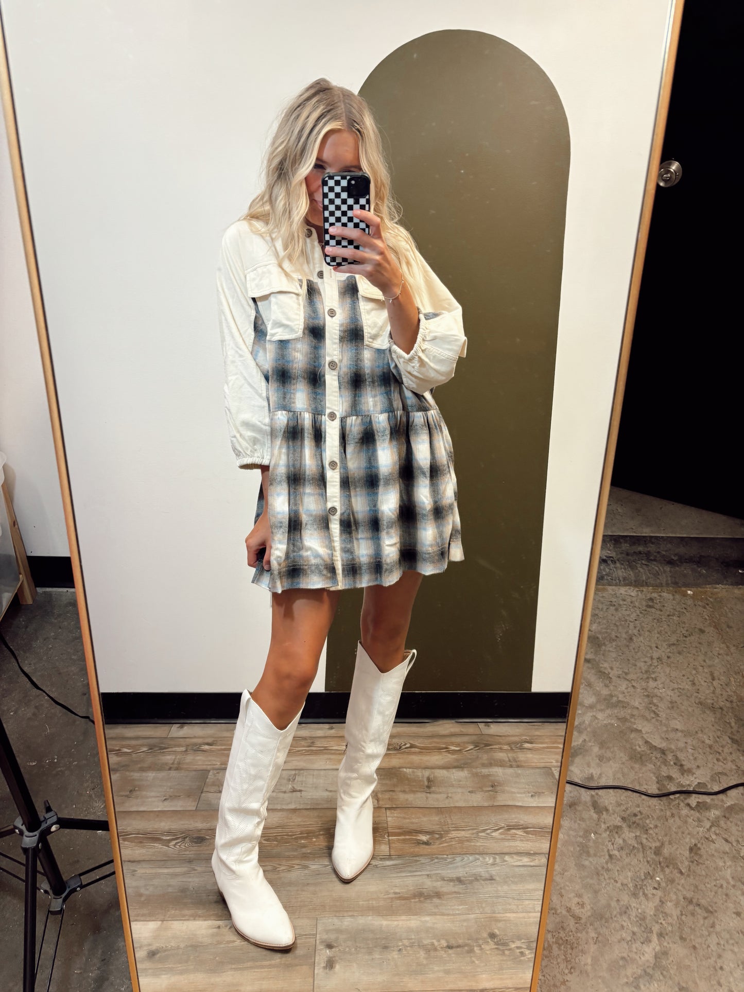 Wild West Plaid Dress