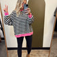 Pop Of Pink Sweatshirt