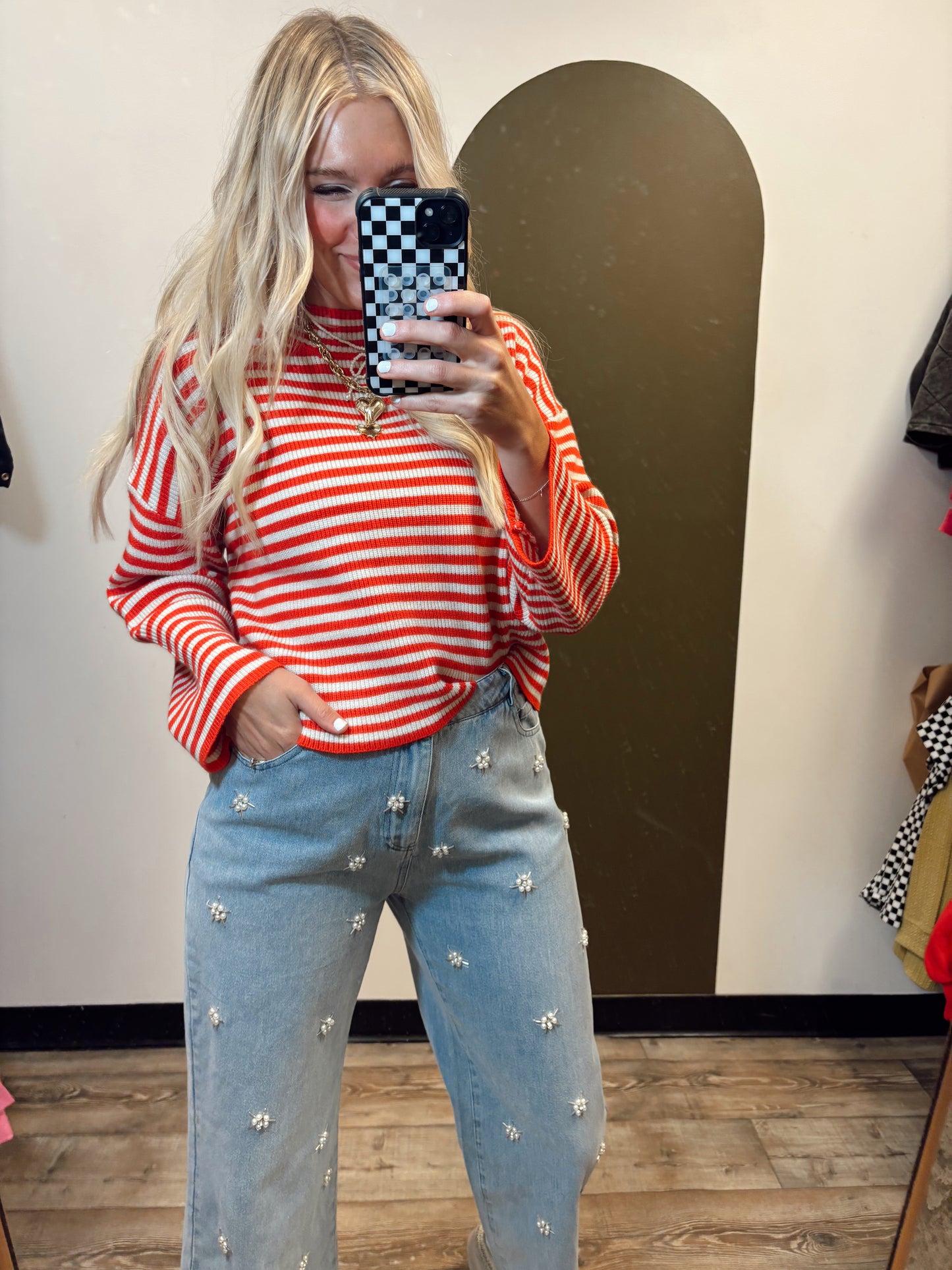 Candy Cane Stripe Sweater