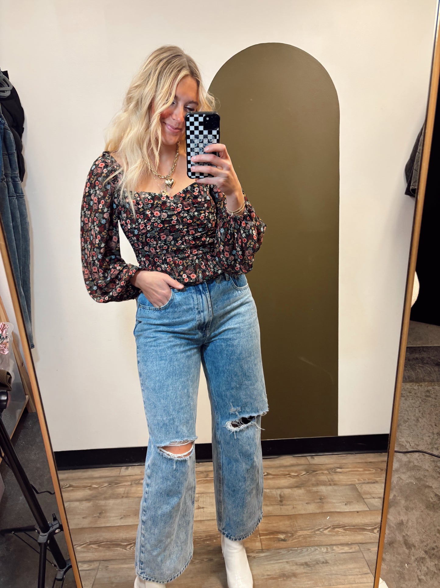 Minka Floral Top