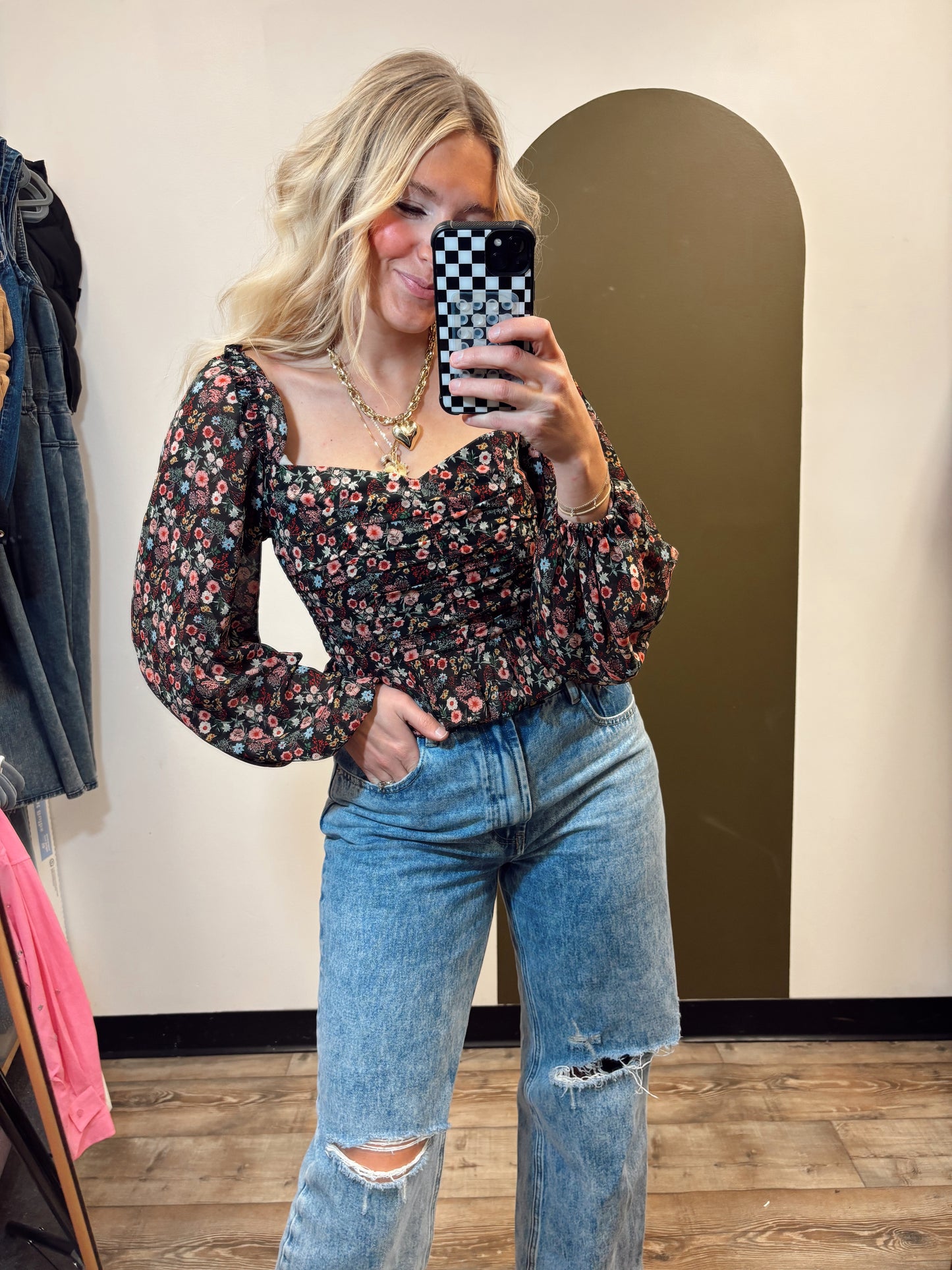 Minka Floral Top