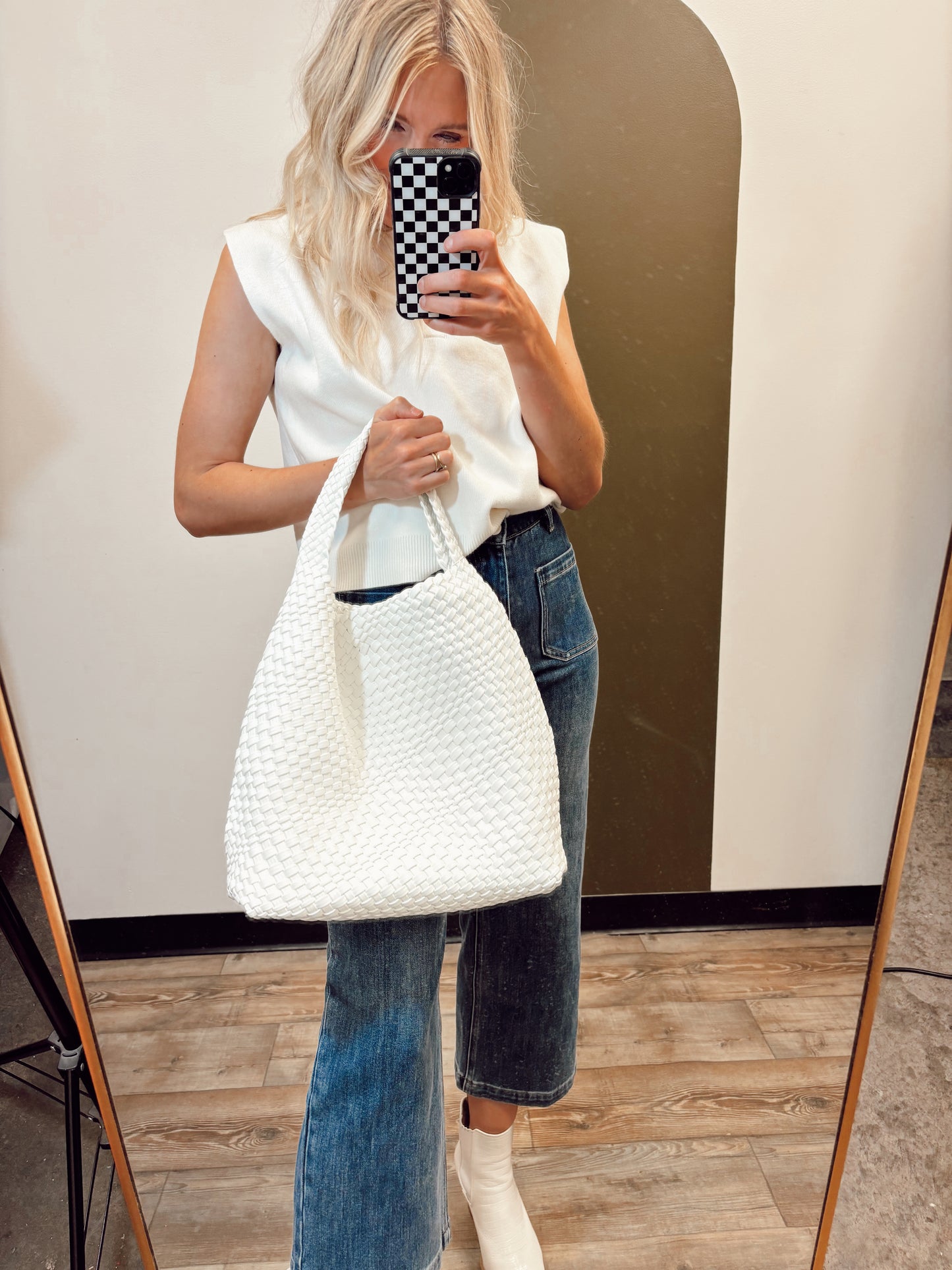 Ellery Woven Hobo Bag