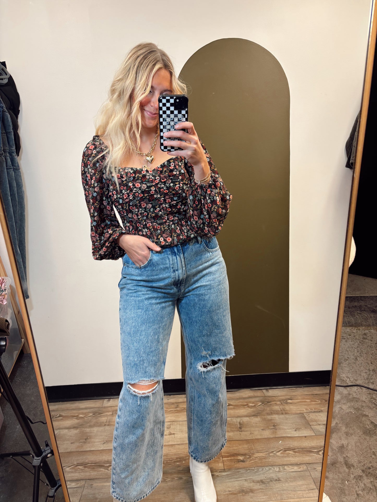 Minka Floral Top