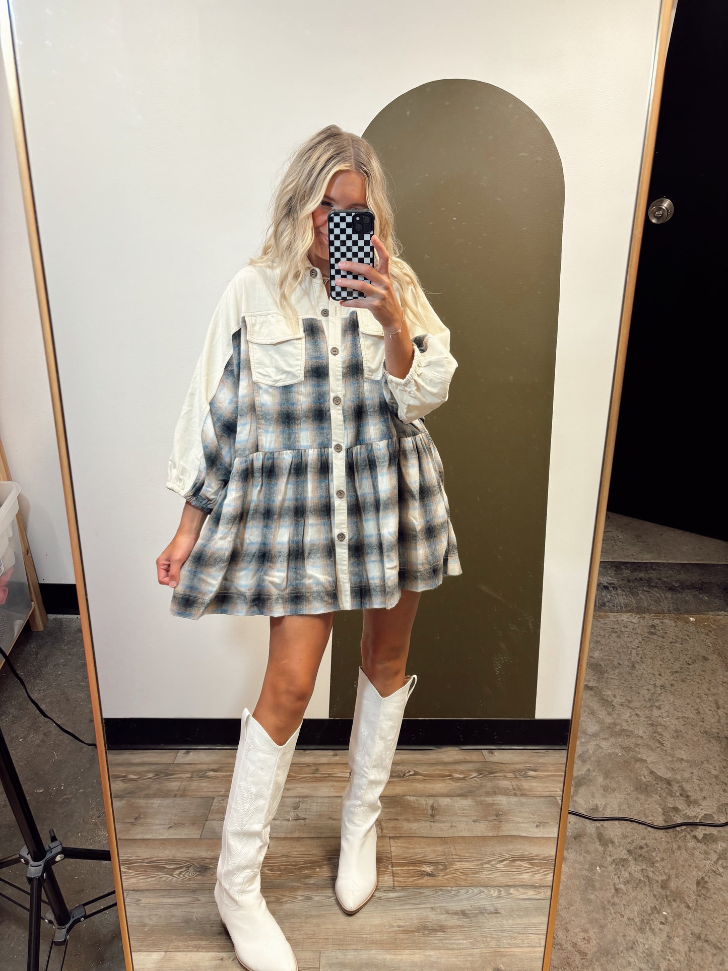 Wild West Plaid Dress