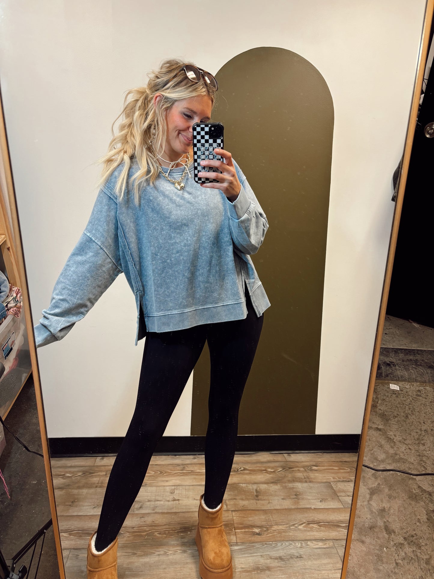 All Seasons Knit Top (Blue)