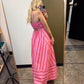 Lynsey Stripe Maxi (Pink)