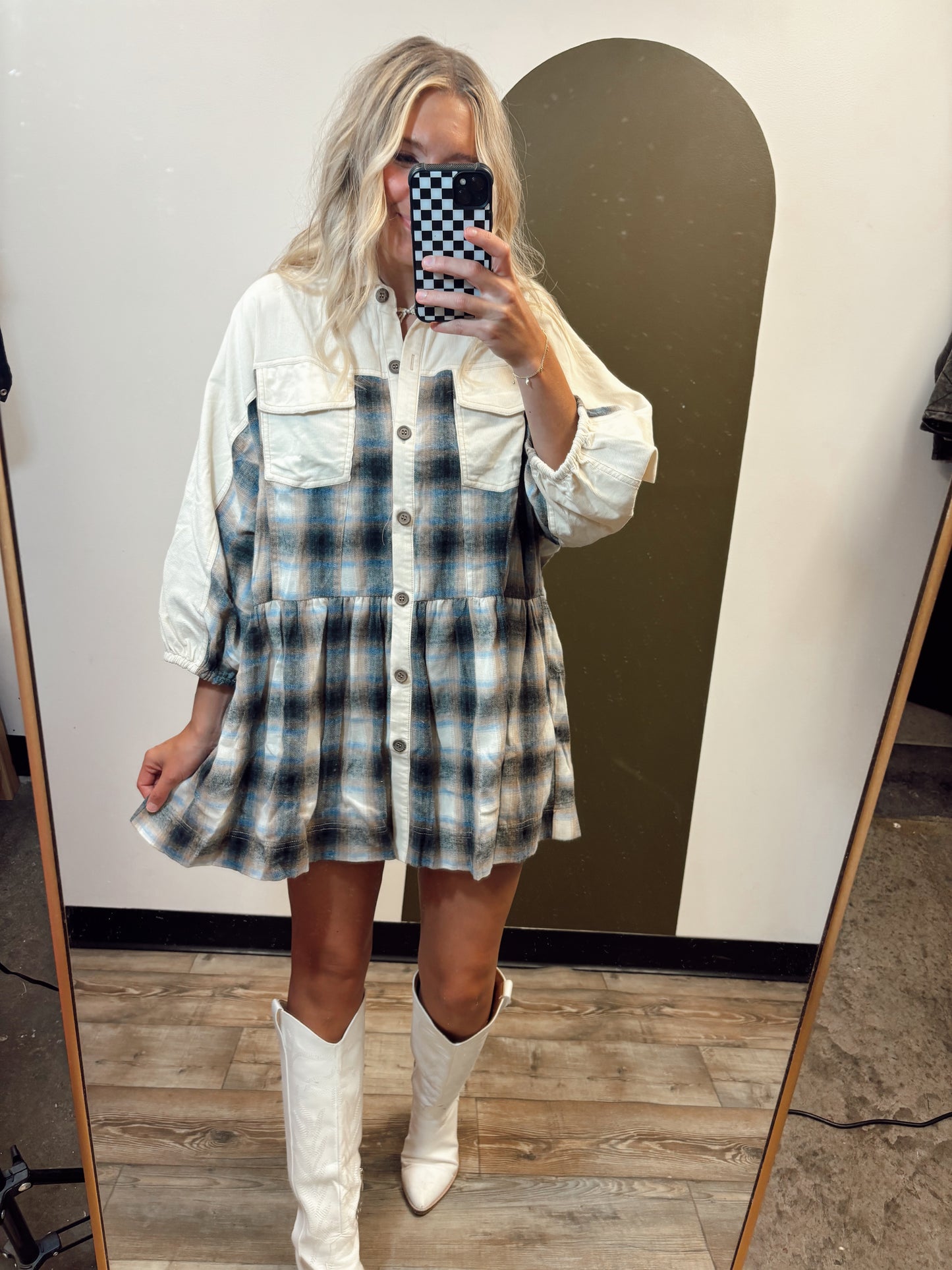 Wild West Plaid Dress