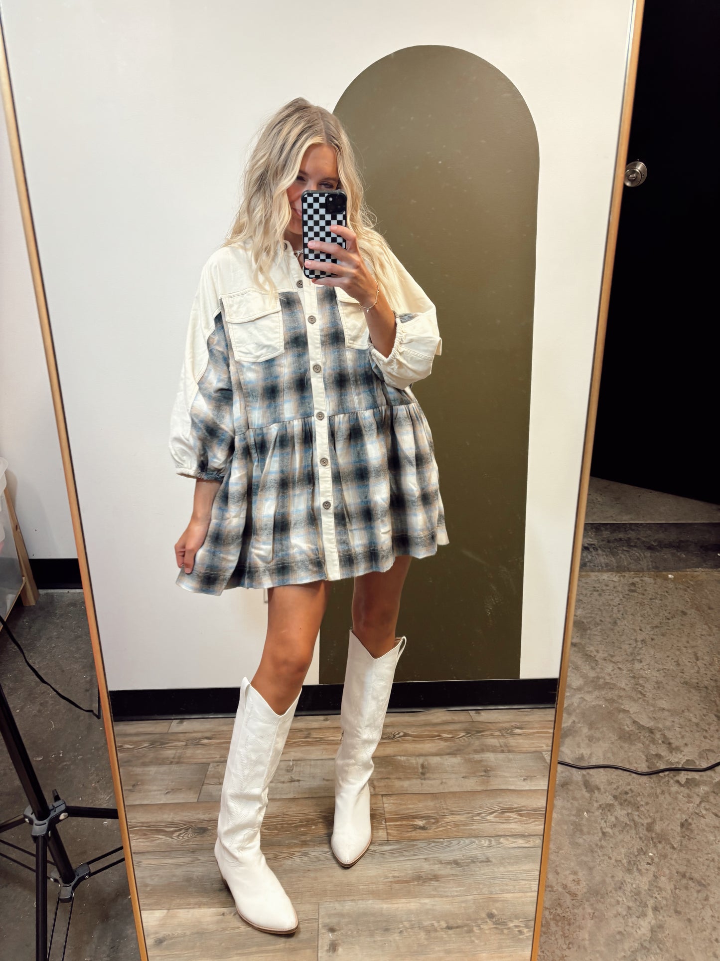 Wild West Plaid Dress