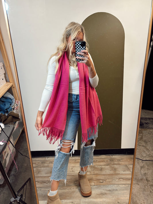 Cozy & Essential Scarf (Pink)