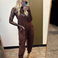 Free Spirit Jumpsuit (Brown)