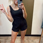 Amberlynn Run Romper (Black)