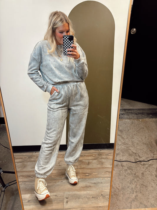 LA Weekend Sweat Suit (Heather)