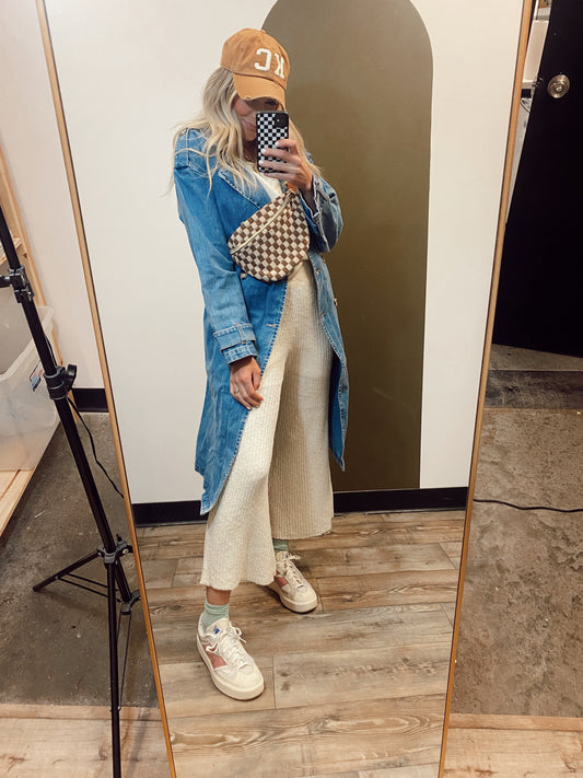 Josie Denim Trench