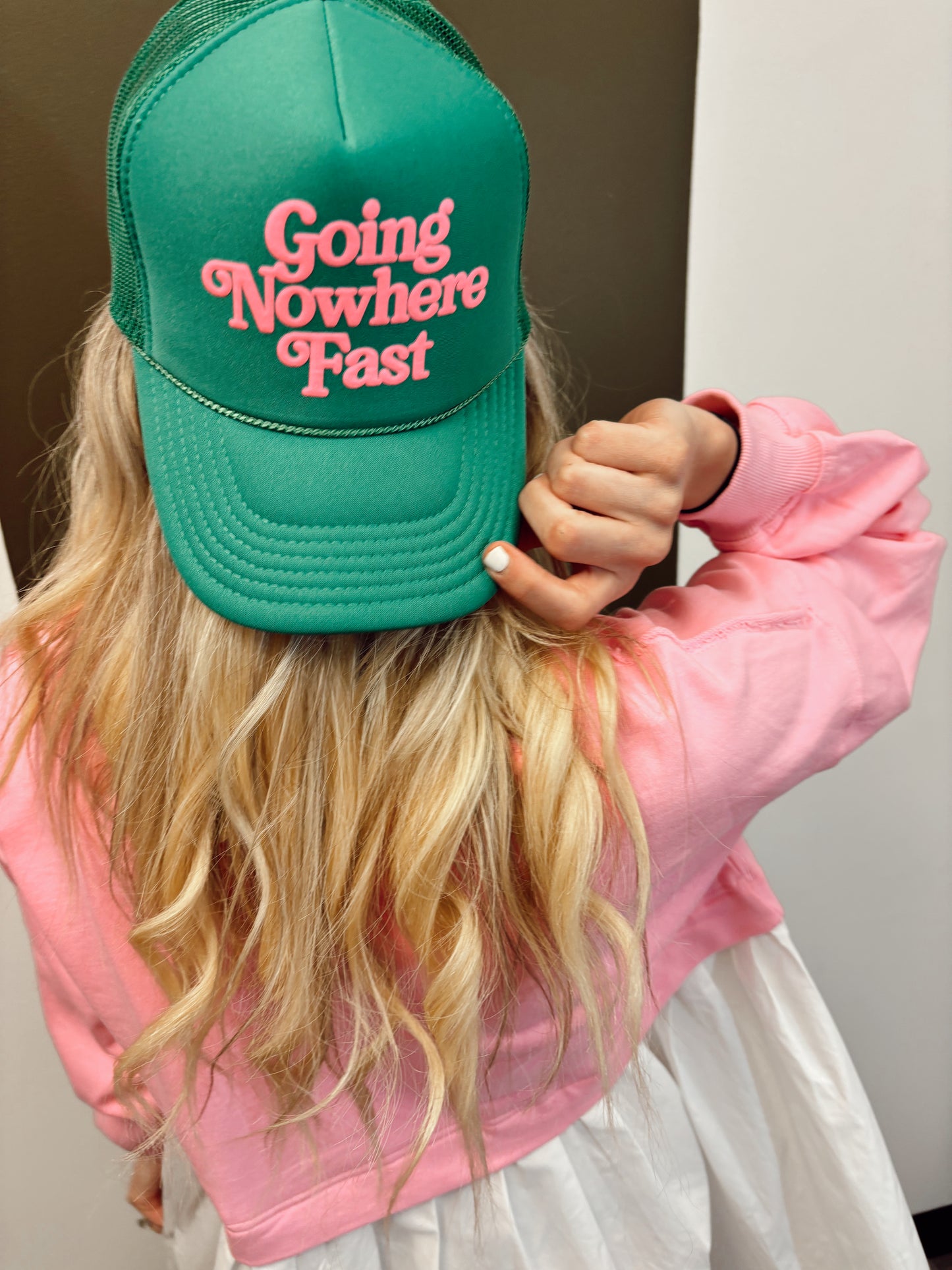 Going Nowhere Fast Trucker Hat