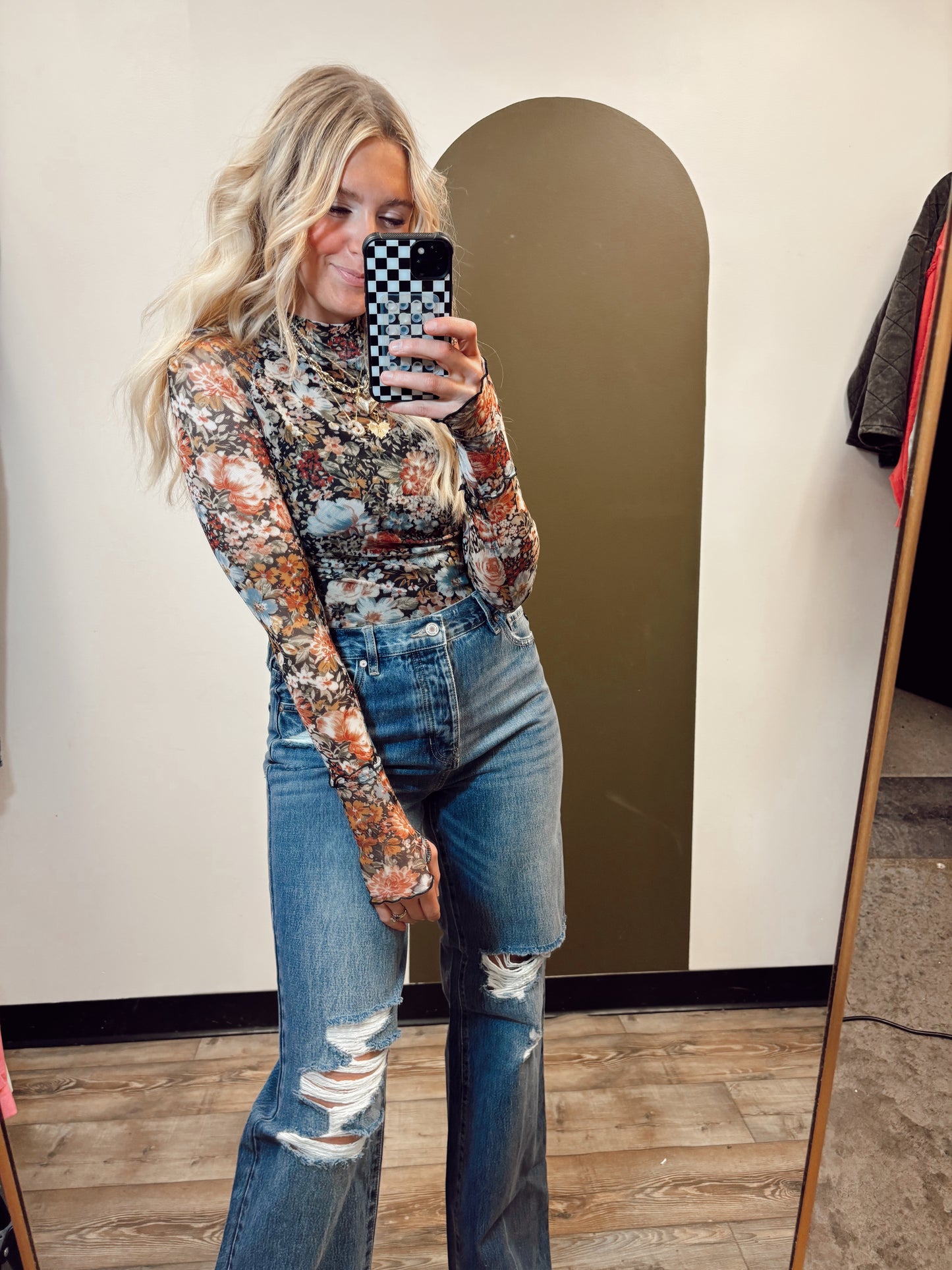 Dream Floral Sheer Top