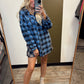 Long Way Home Plaid Dress