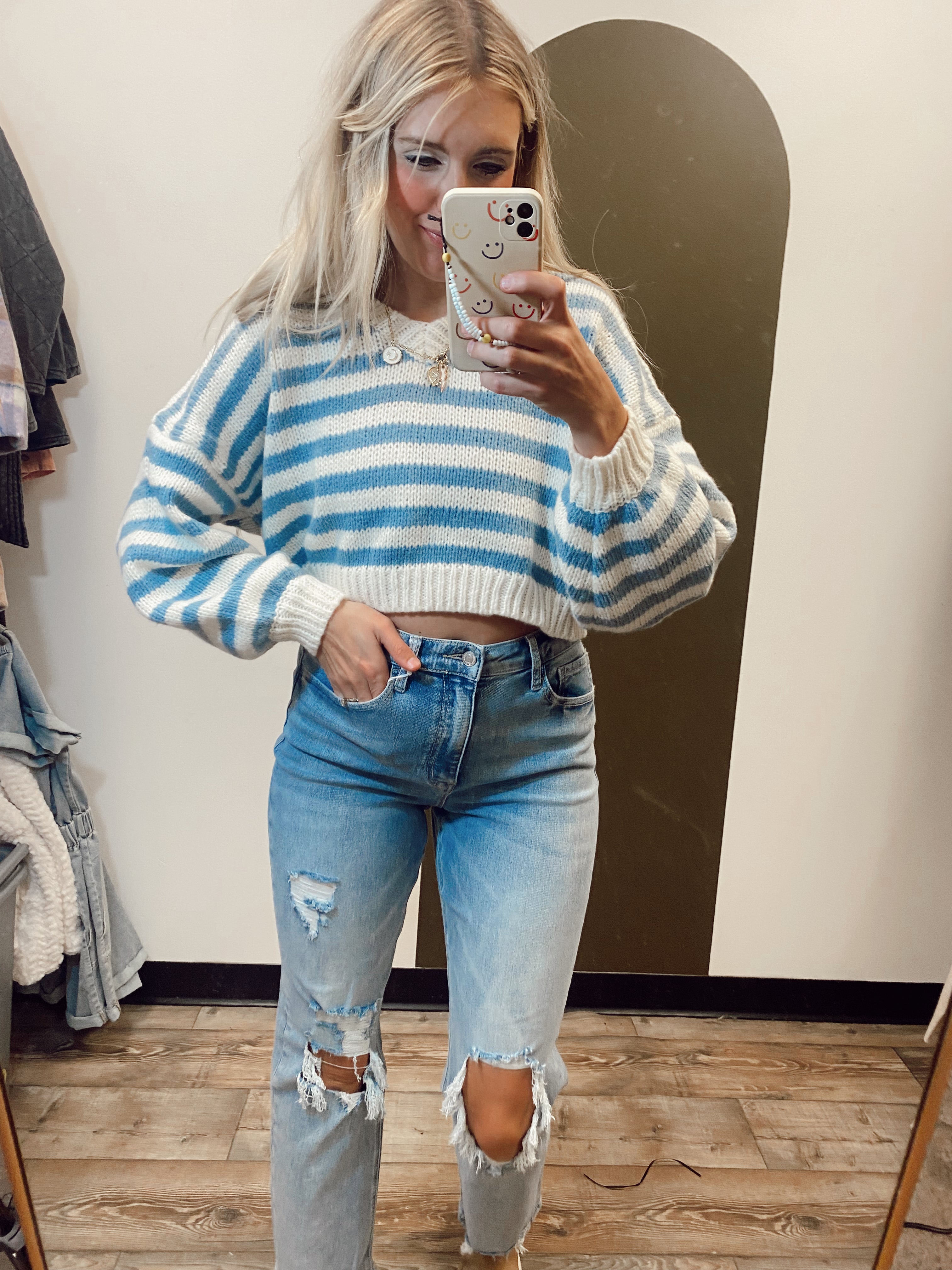 Skylar Stripe Sweater – Frankie and Jules